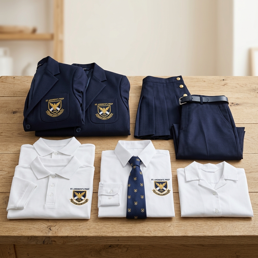 School uniforms manufactured by Creative Concept - polo shirts, blazers, trousers and skirts