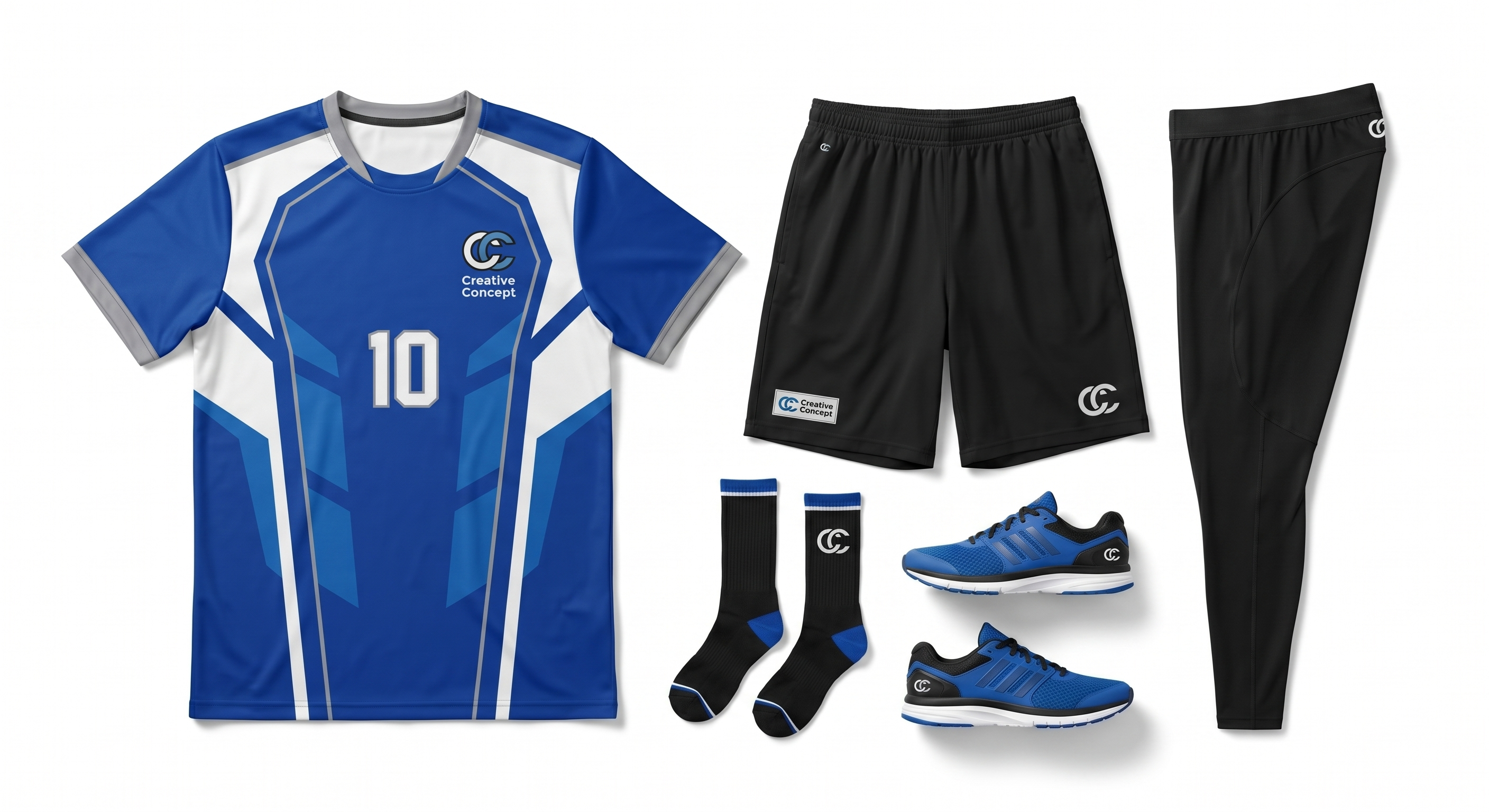 Custom sportswear and athletic wear manufactured by Creative Concept